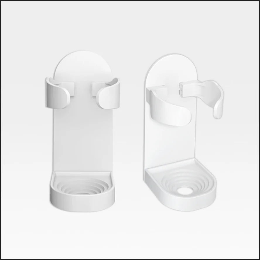 1Pc Bathroom Shaver Rack Wall Mounted Shaving Razor Holder Electric Toothbrush Holder Space Saving Traceless Toothbrush Organiz