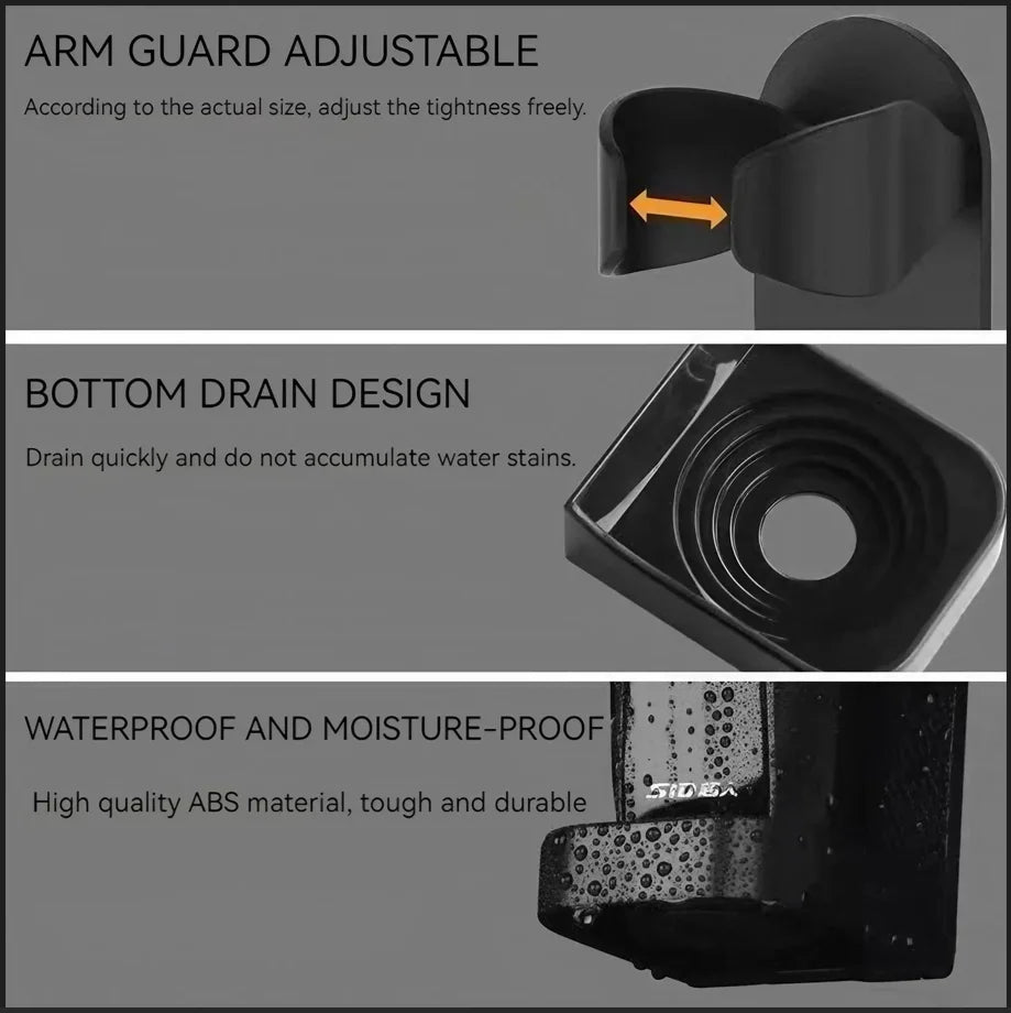 1Pc Bathroom Shaver Rack Wall Mounted Shaving Razor Holder Electric Toothbrush Holder Space Saving Traceless Toothbrush Organiz