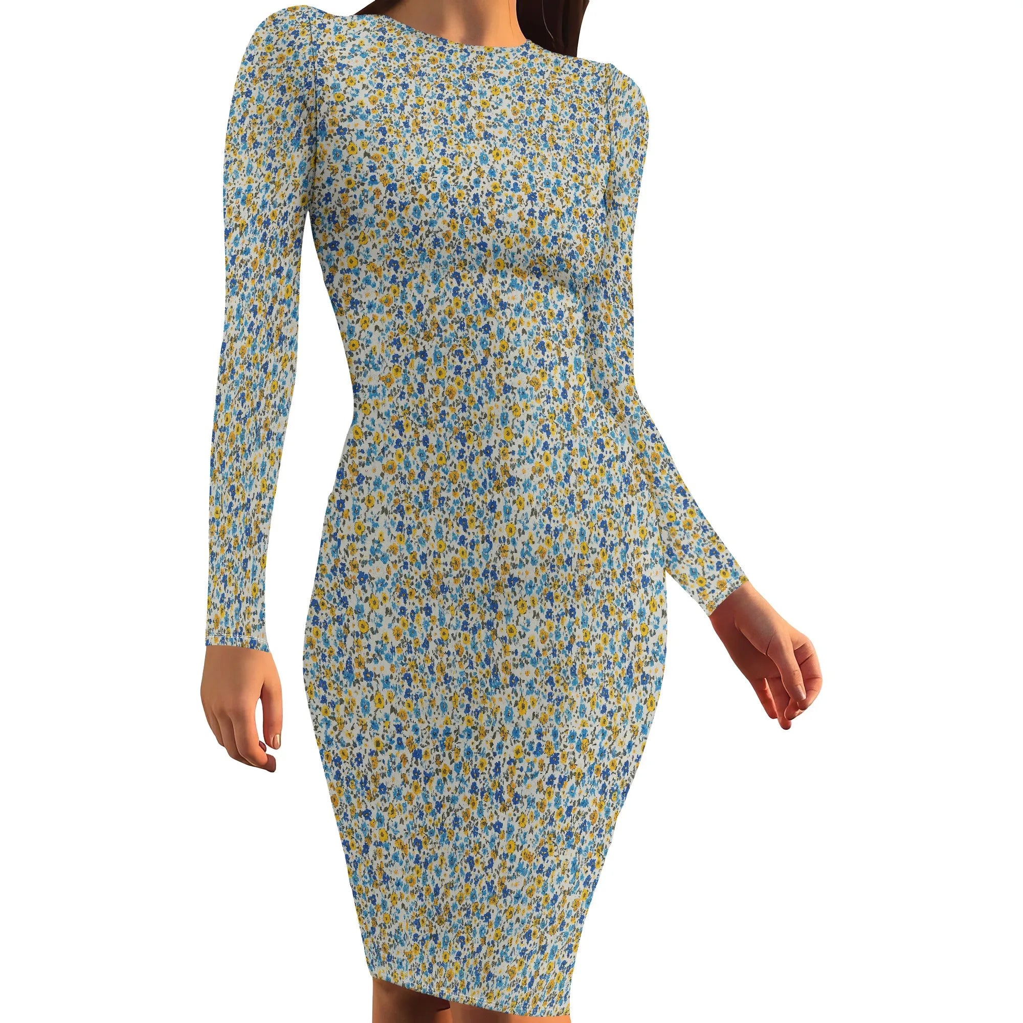 Bodycon Dresses for Women Sexy Midi Long Sleeve Date Night Sleeveless Club Party Casual Maxi Dress