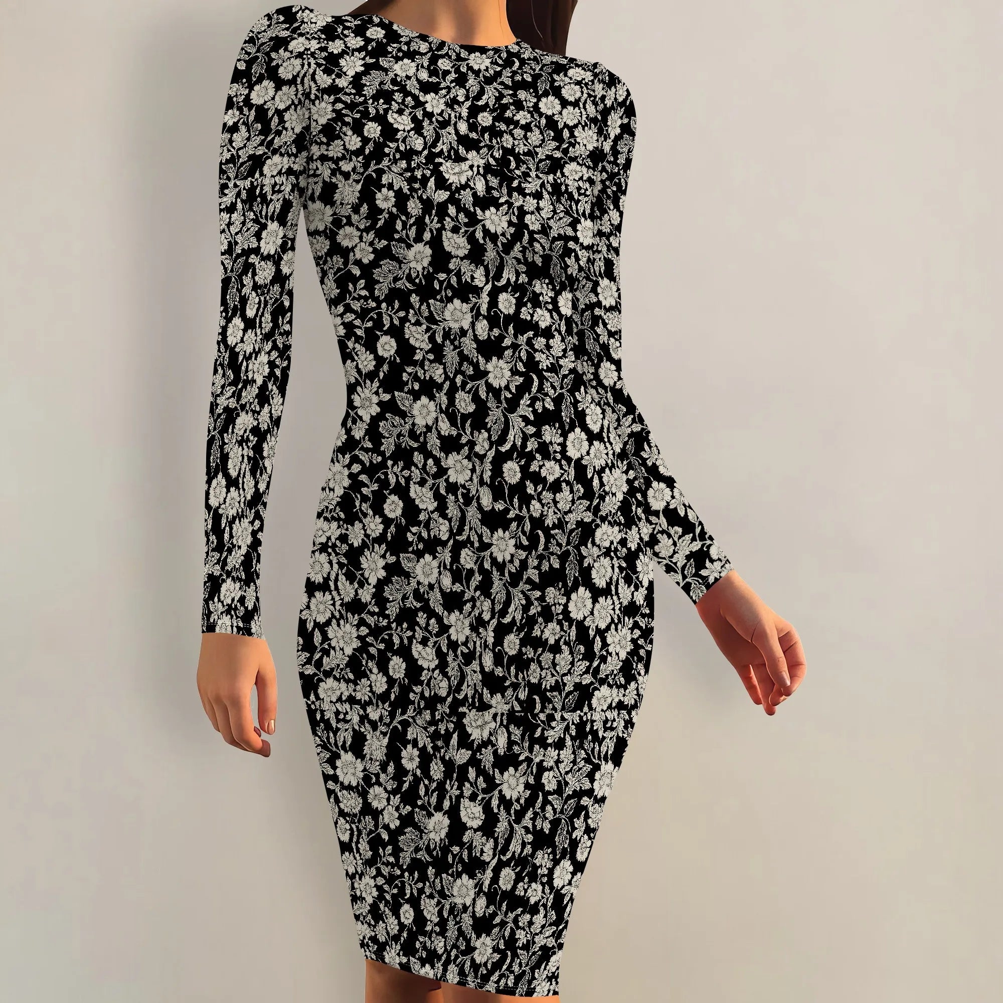 Bodycon Dresses for Women Sexy Midi Long Sleeve Date Night Sleeveless Club Party Casual Maxi Dress