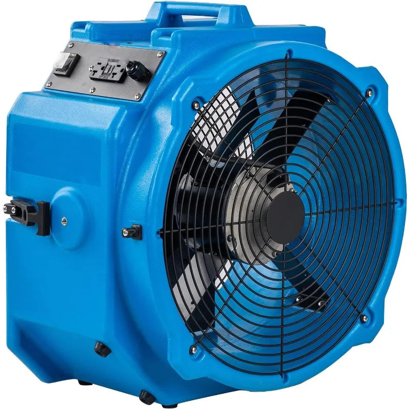 AM25AX 2-Speed 4000 CFM 18-Inch Axial Fan Air Mover Blower with Roto-Mold Housing for Water Damage Restoration