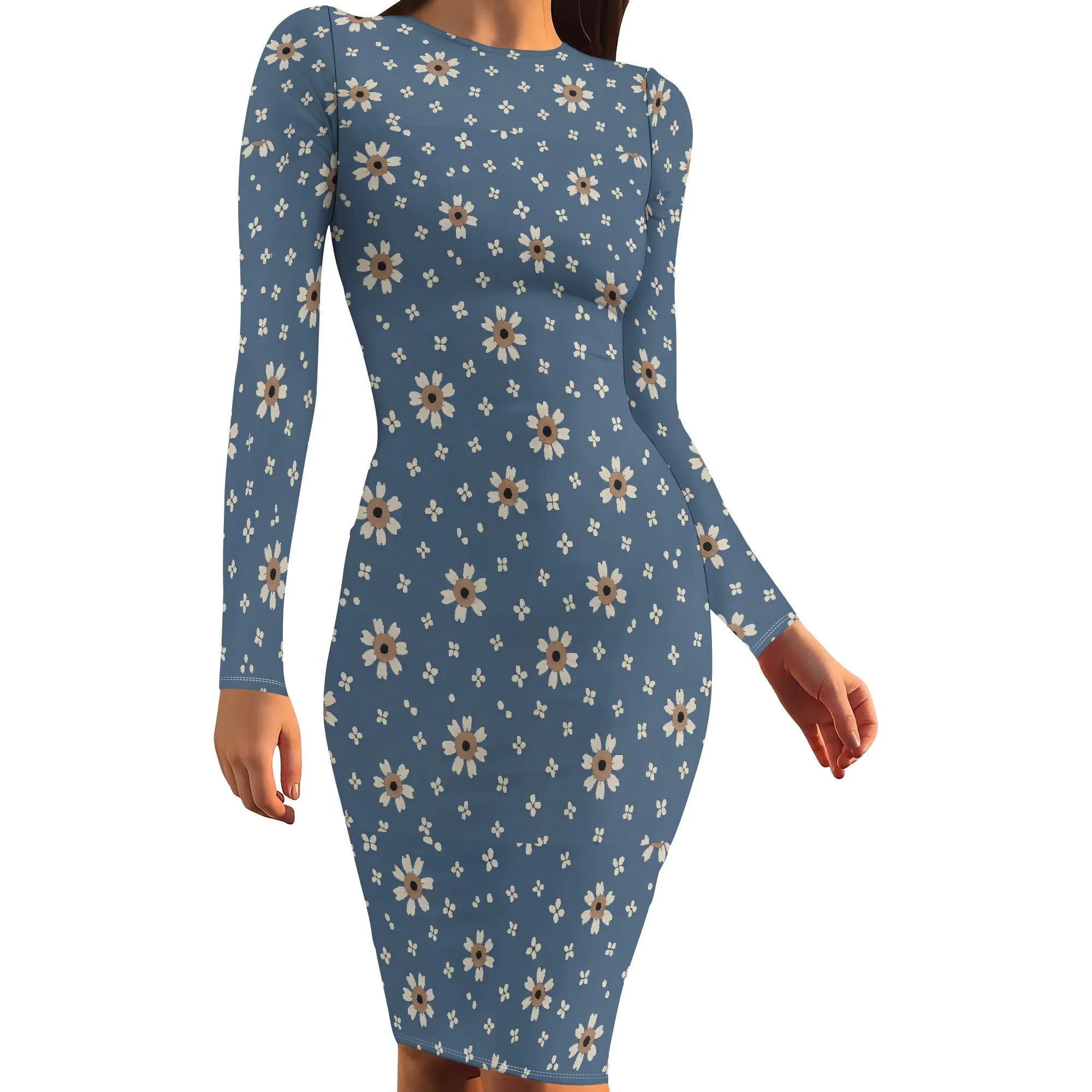 Bodycon Dresses for Women Sexy Midi Long Sleeve Date Night Sleeveless Club Party Casual Maxi Dress