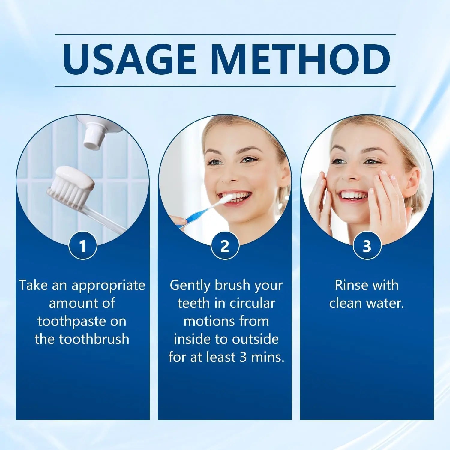 120g Whitening Toothpaste Hydroxyapatite Protect Gum Health Remove Plaque Stains Fresh Bad Breath Deep Clean Brightening Tooth