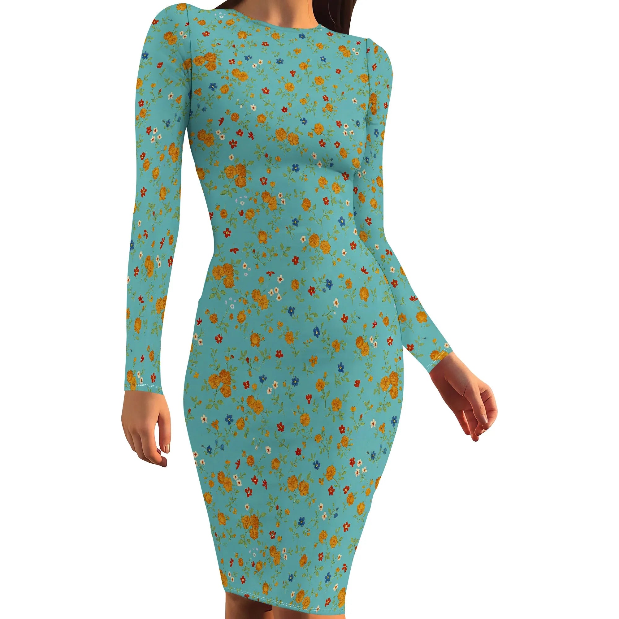 Bodycon Dresses for Women Sexy Midi Long Sleeve Date Night Sleeveless Club Party Casual Maxi Dress