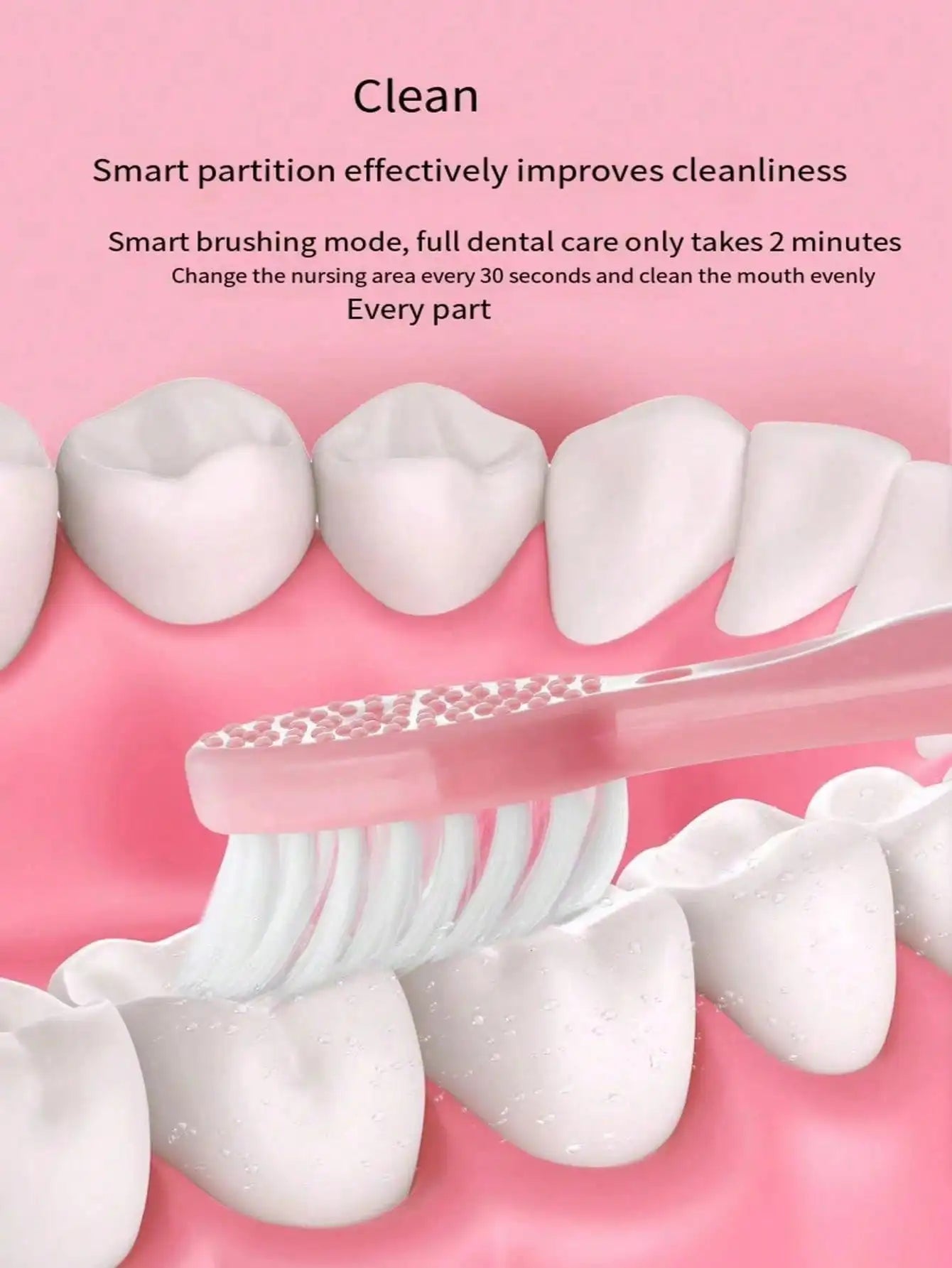 Adult Automatic  Toothbrush Couples Set, Electric Toothbrush Suitable For Home Or Travel Use, Random Brush Head Color