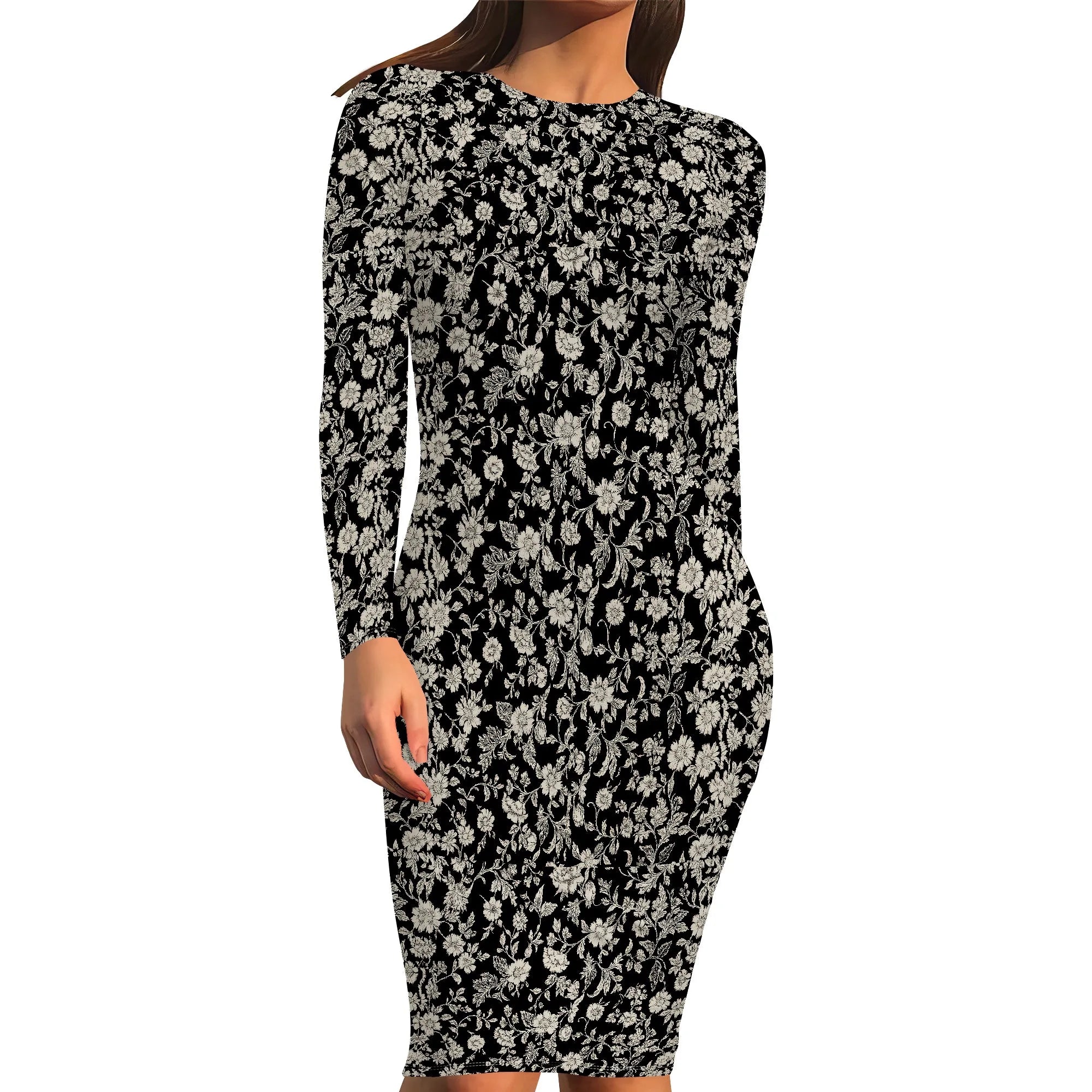 Bodycon Dresses for Women Sexy Midi Long Sleeve Date Night Sleeveless Club Party Casual Maxi Dress