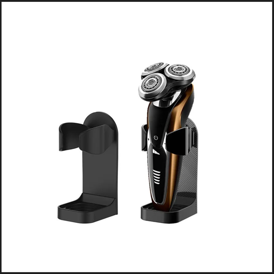 1Pc Bathroom Shaver Rack Wall Mounted Shaving Razor Holder Electric Toothbrush Holder Space Saving Traceless Toothbrush Organiz