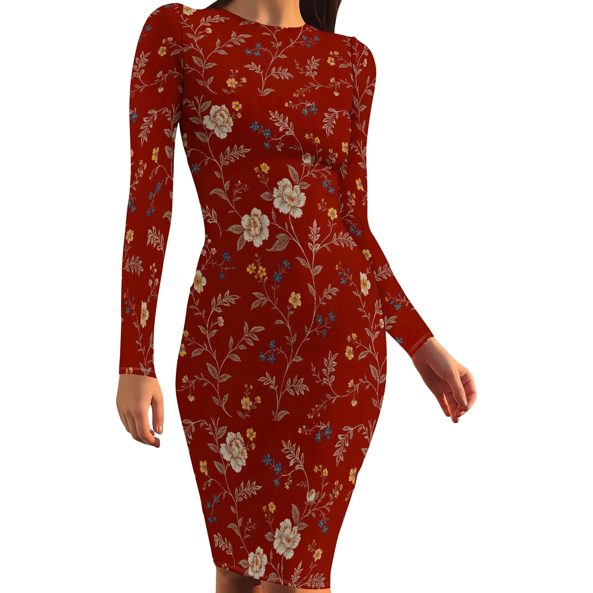 Bodycon Dresses for Women Sexy Midi Long Sleeve Date Night Sleeveless Club Party Casual Maxi Dress