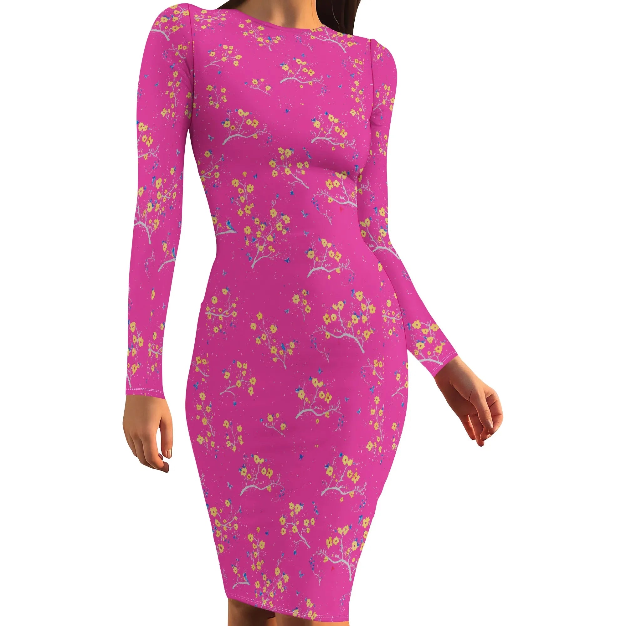 Bodycon Dresses for Women Sexy Midi Long Sleeve Date Night Sleeveless Club Party Casual Maxi Dress