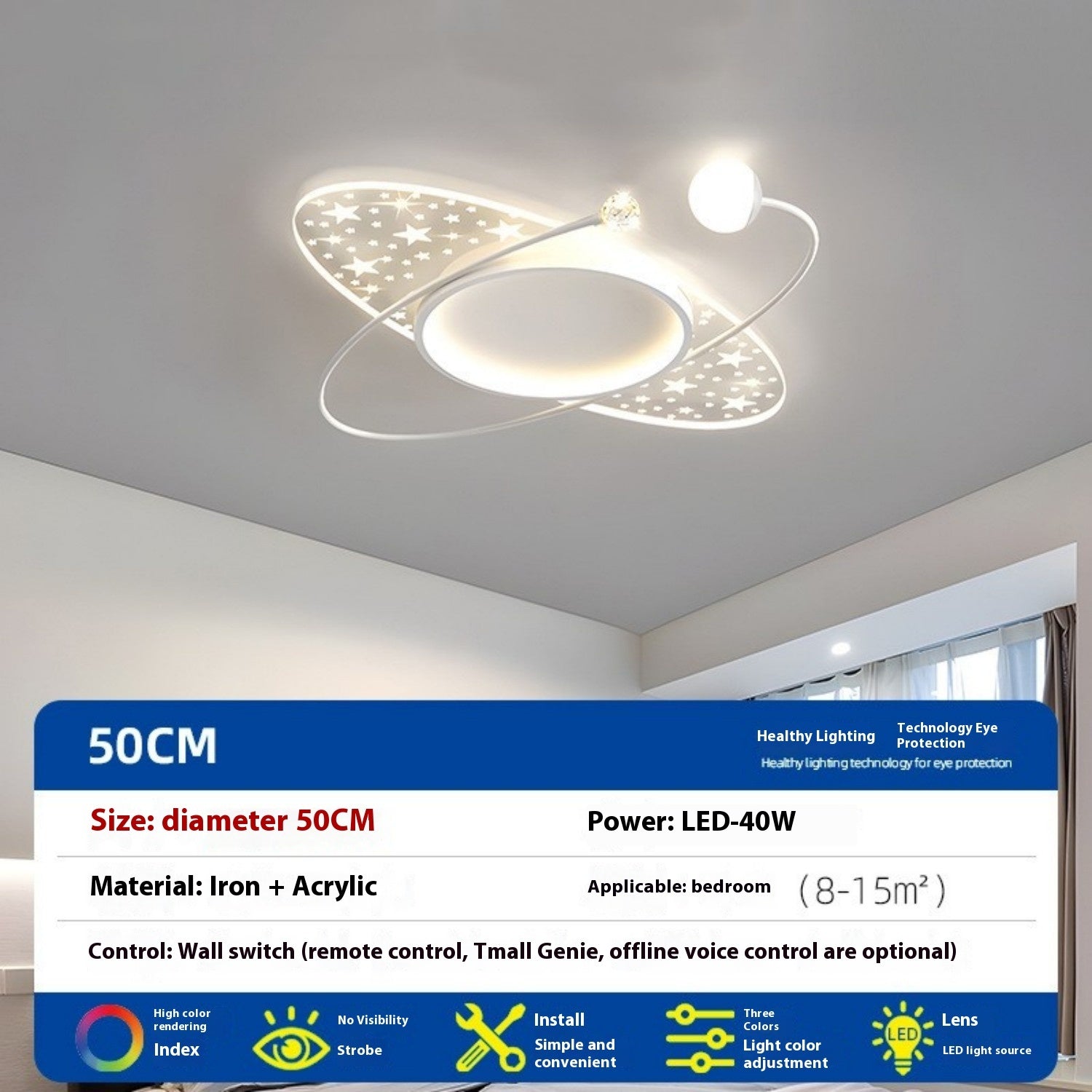 Modern And Minimalist Living Room Main Light