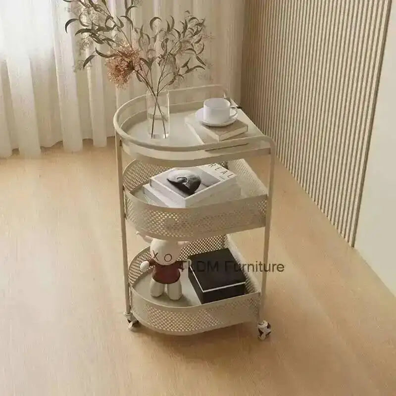 Trolley Book Organization Mobile Room Home Trolley Snack Storage and Storage Multiple Layers Rack 트롤리 Organizer Cart Living 카트