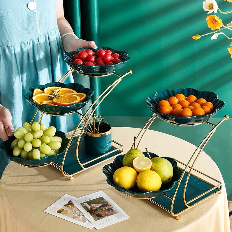 Multi-layer Fruit Tray Snacks Dried Fruit Tray Coffee Table