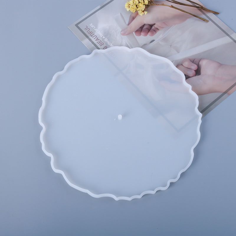 Three-layer Flower-shaped Tray, Fruit Tray, Tea Tray, Set Table, Fruit Silicone Abrasives