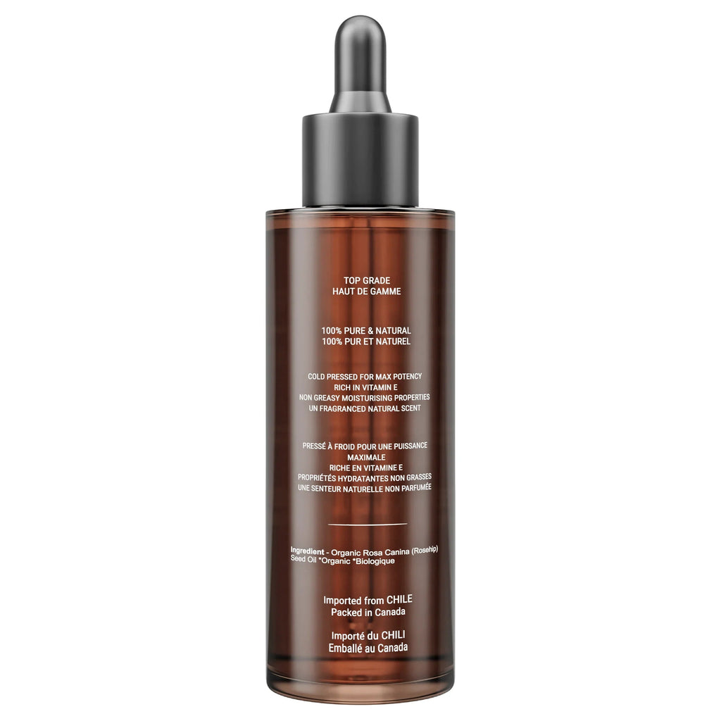 Canadian Grace 100% Organic Rosehip Oil – Cold-Pressed, Pure & Premium for Skin Rejuvenation & Hydration