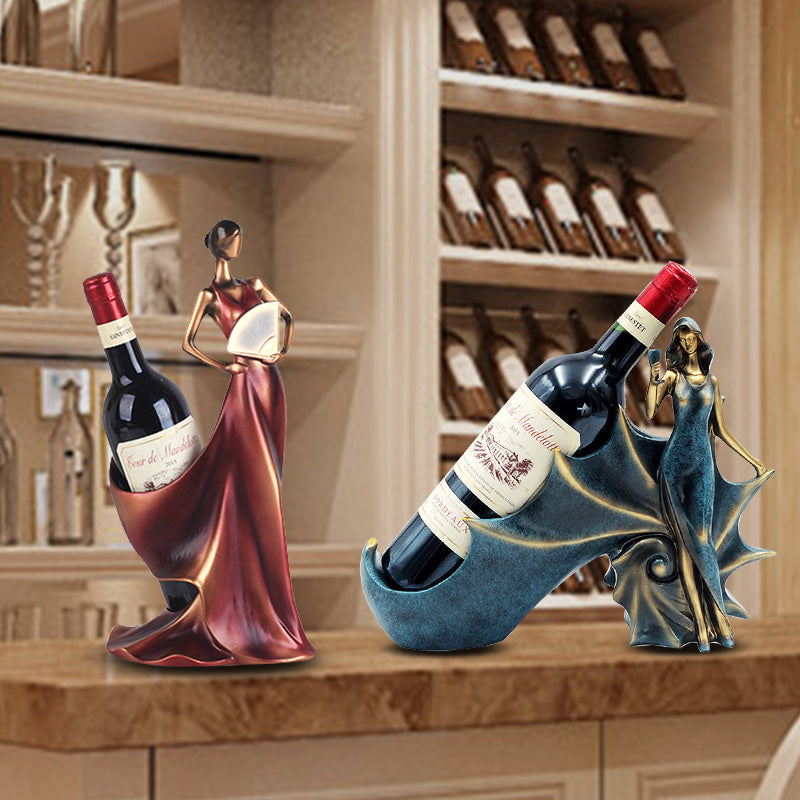 Wine Rack Cabinet Home Decoration Resin