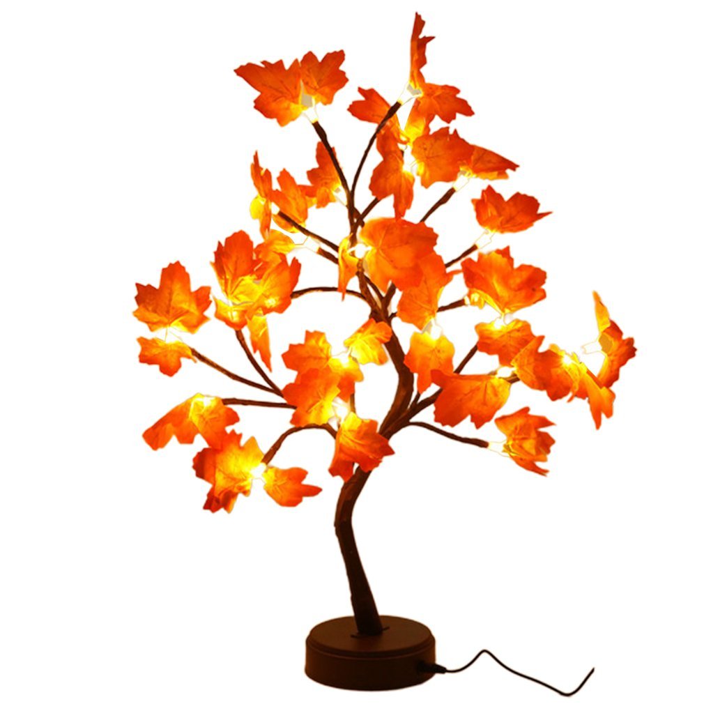 LED Table Lamp Maple Tree USB Fairy Night Lights For Christmas Wedding Parties Home Decoration