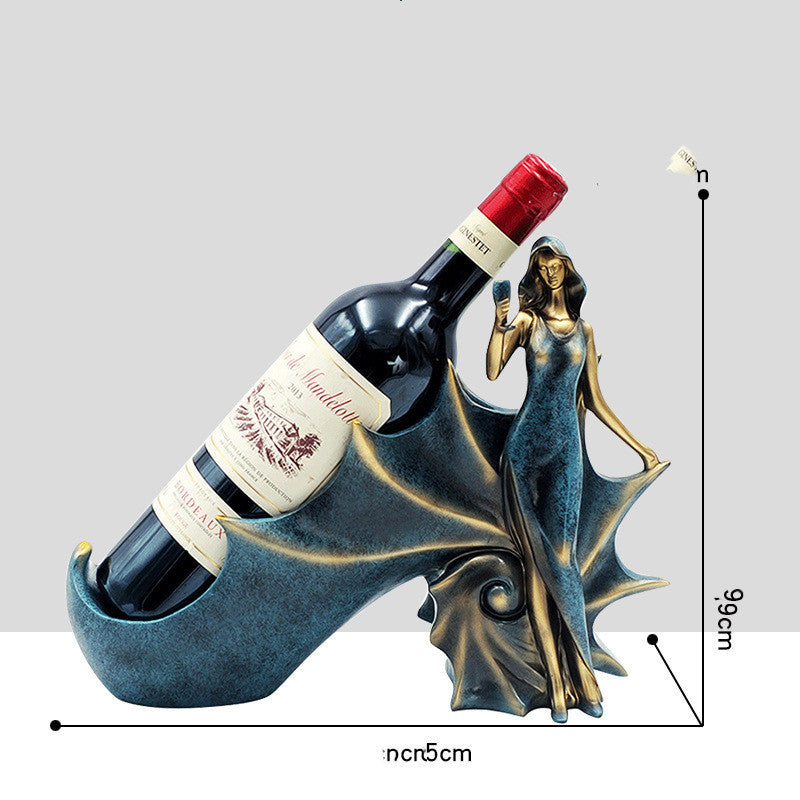 Wine Rack Cabinet Home Decoration Resin