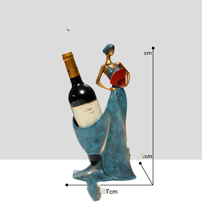 Wine Rack Cabinet Home Decoration Resin