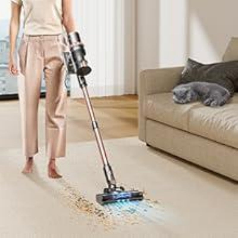 45KPa Strong Suction Power Wireless LED Touch Display 60 Minutes Of Battery Life Home Lightweight Handheld Pet Hair Vacuum Cleaner