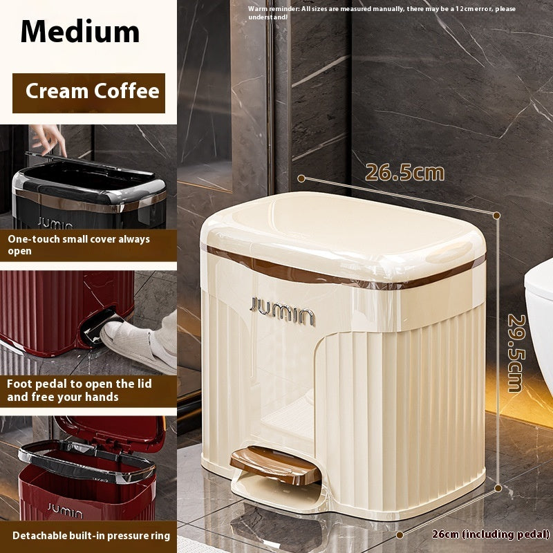 Household Trash Can Toilet Storage Container Pressure Ring