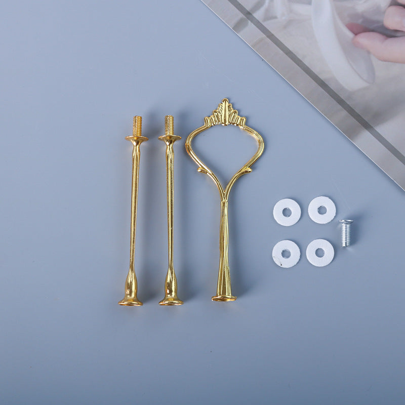 Three-layer Flower-shaped Tray, Fruit Tray, Tea Tray, Set Table, Fruit Silicone Abrasives