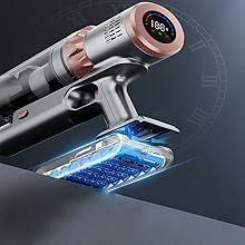 45KPa Strong Suction Power Wireless LED Touch Display 60 Minutes Of Battery Life Home Lightweight Handheld Pet Hair Vacuum Cleaner