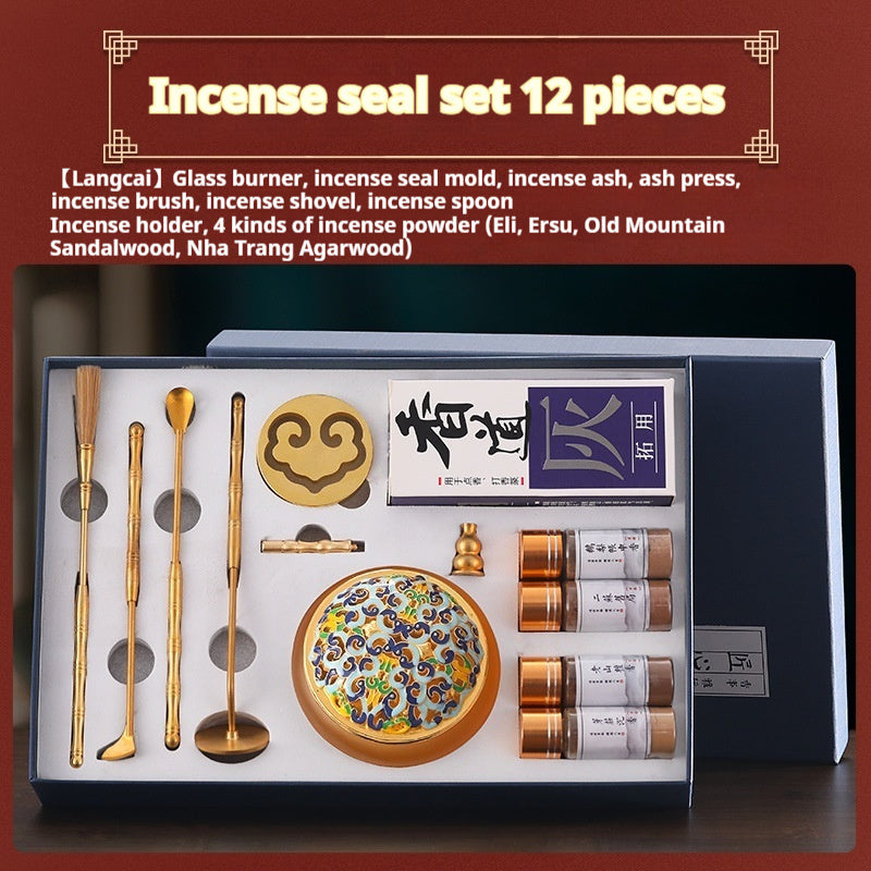 Multi-piece Set Of Incense Utensils