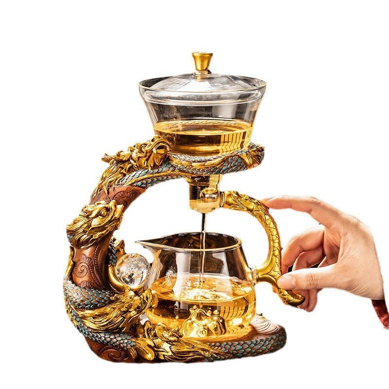 Glass Automatic Tea Set Home Lazy