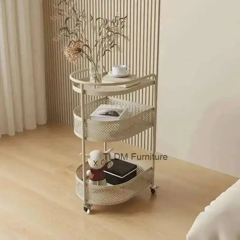 Trolley Book Organization Mobile Room Home Trolley Snack Storage and Storage Multiple Layers Rack 트롤리 Organizer Cart Living 카트
