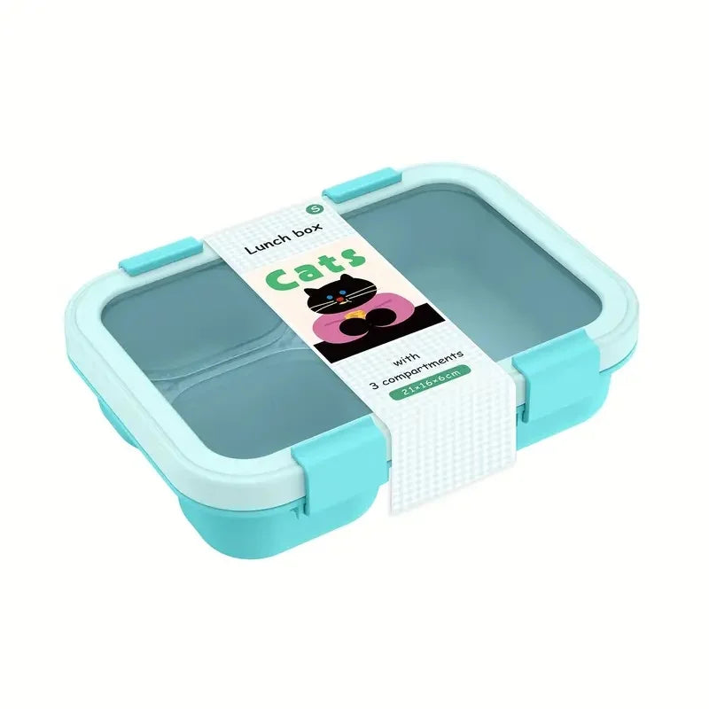Bento Box Leakproof Lunch Food Storage with Stackable Design Carry Handles Office School for Kitchen Restaurant Use Lunch Box