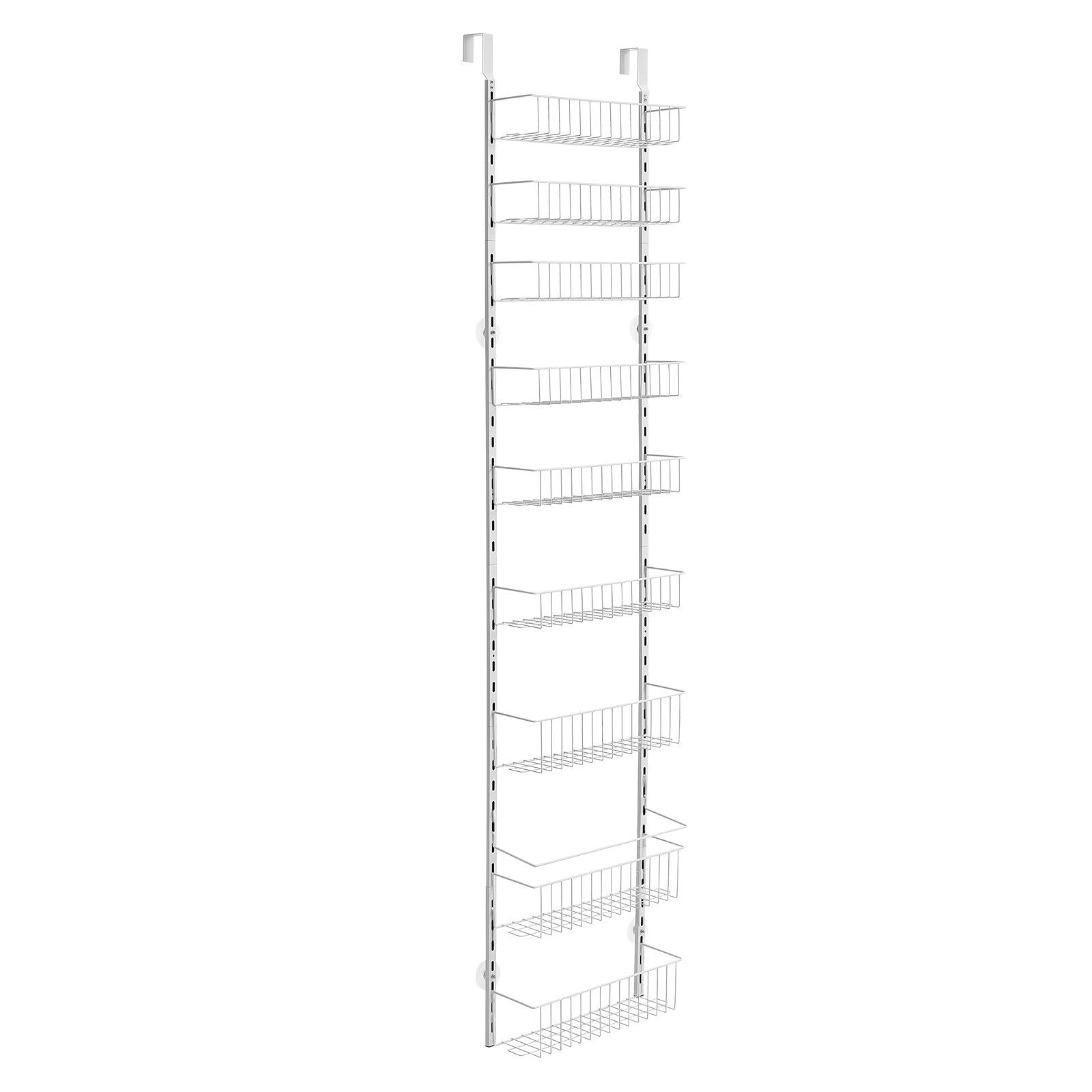 9-Tier Over The Door Pantry Organizer Hanging Storage Rack Adjustable Kitchen.