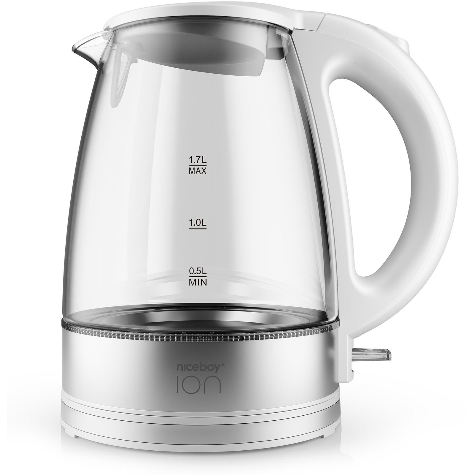 Niceboy ION Kettle K1 Crystal Glass White (kettle-k1-white)