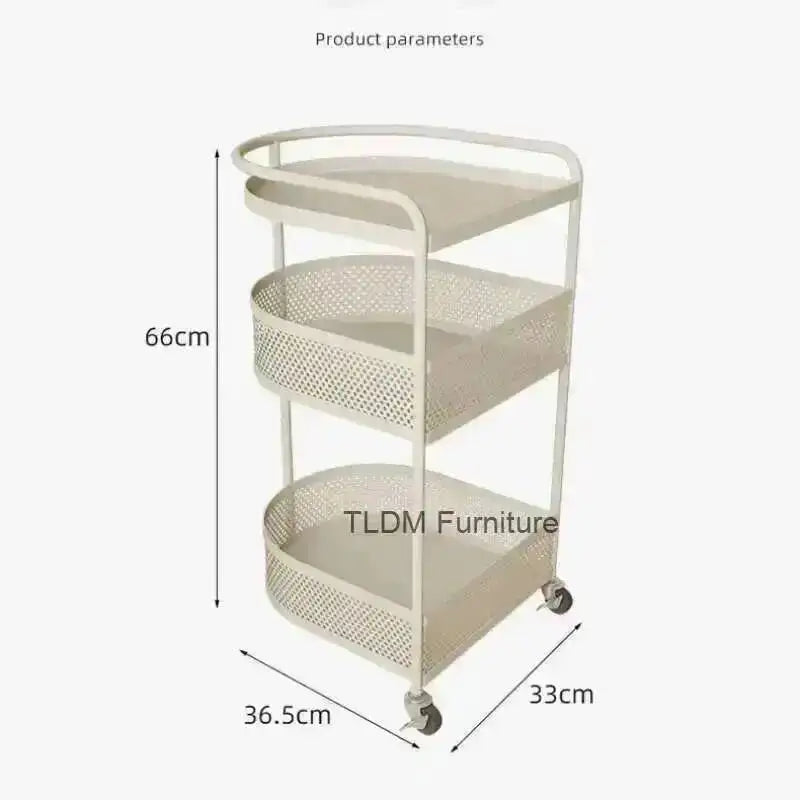 Trolley Book Organization Mobile Room Home Trolley Snack Storage and Storage Multiple Layers Rack 트롤리 Organizer Cart Living 카트