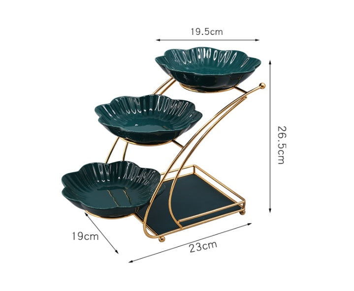 Multi-layer Fruit Tray Snacks Dried Fruit Tray Coffee Table