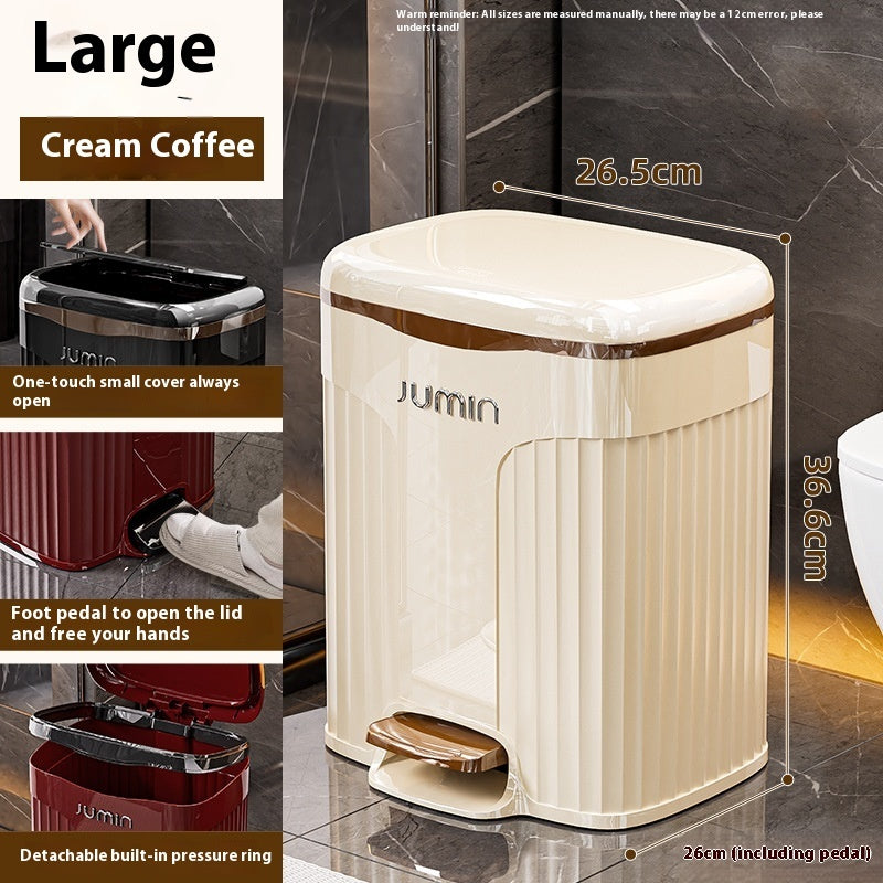 Household Trash Can Toilet Storage Container Pressure Ring