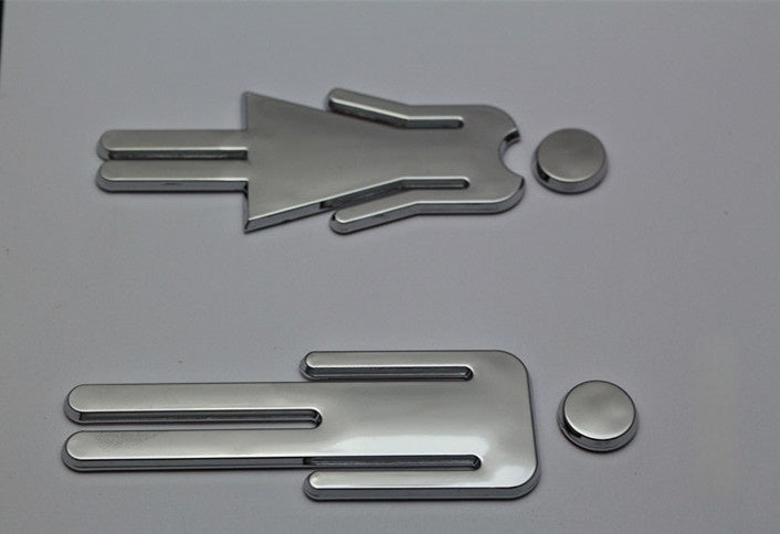 12cm Bathroom Signboard Bathroom Door Plate