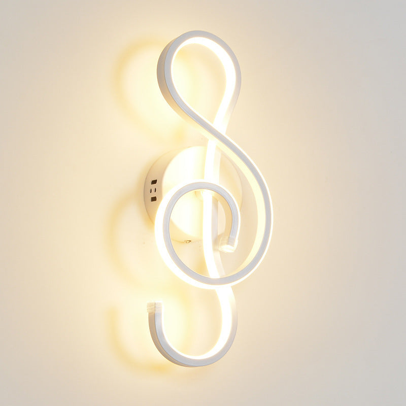 Music score home interior living room lighting