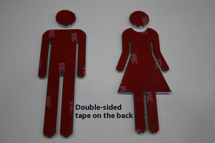 12cm Bathroom Signboard Bathroom Door Plate