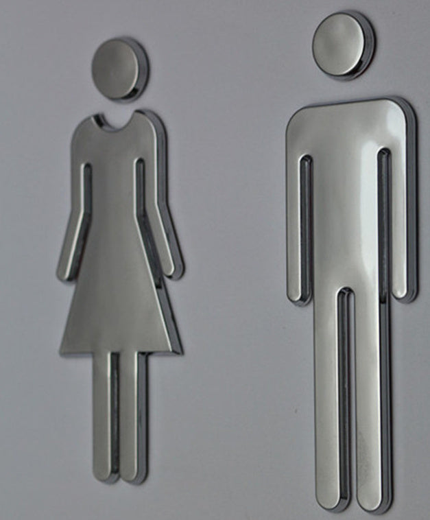 12cm Bathroom Signboard Bathroom Door Plate