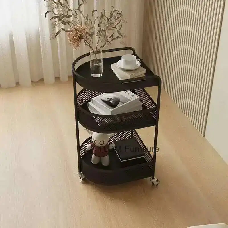 Trolley Book Organization Mobile Room Home Trolley Snack Storage and Storage Multiple Layers Rack 트롤리 Organizer Cart Living 카트