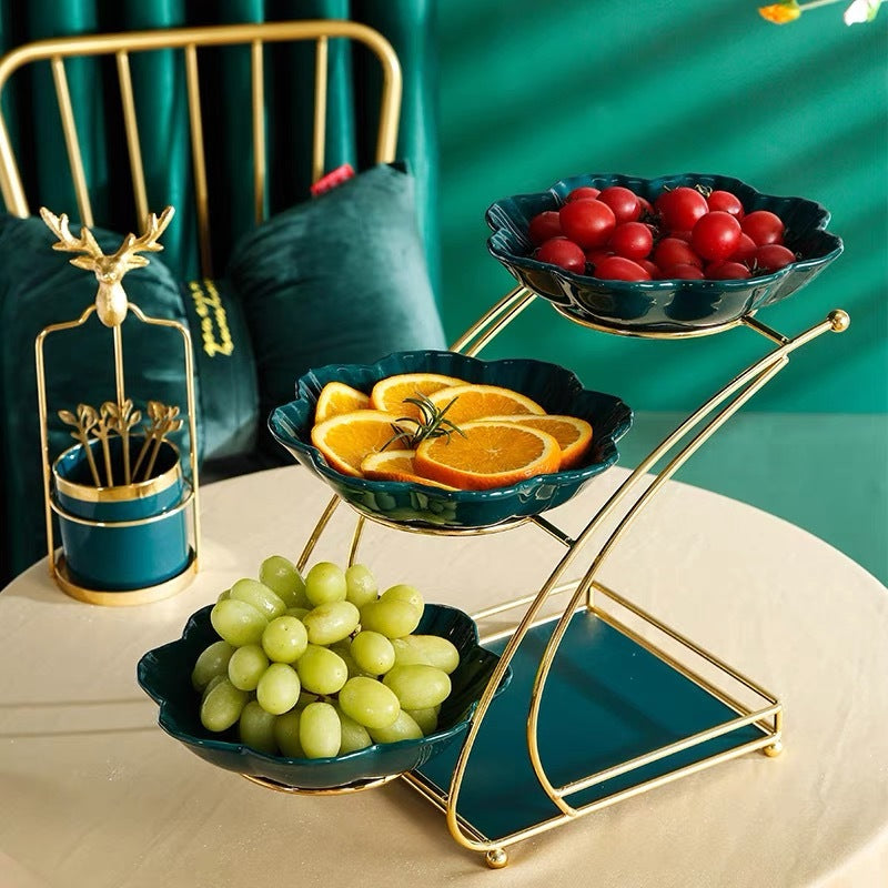 Multi-layer Fruit Tray Snacks Dried Fruit Tray Coffee Table