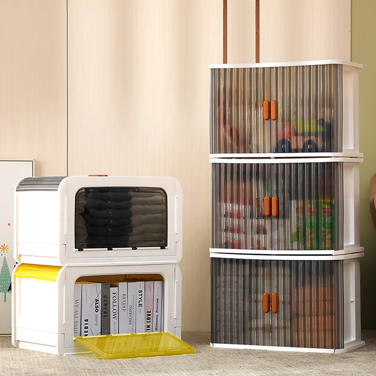 Children's Toy Storage Cabinet Drawer Storage Plastic Cabinets Children's Lockers
