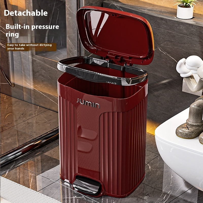 Household Trash Can Toilet Storage Container Pressure Ring