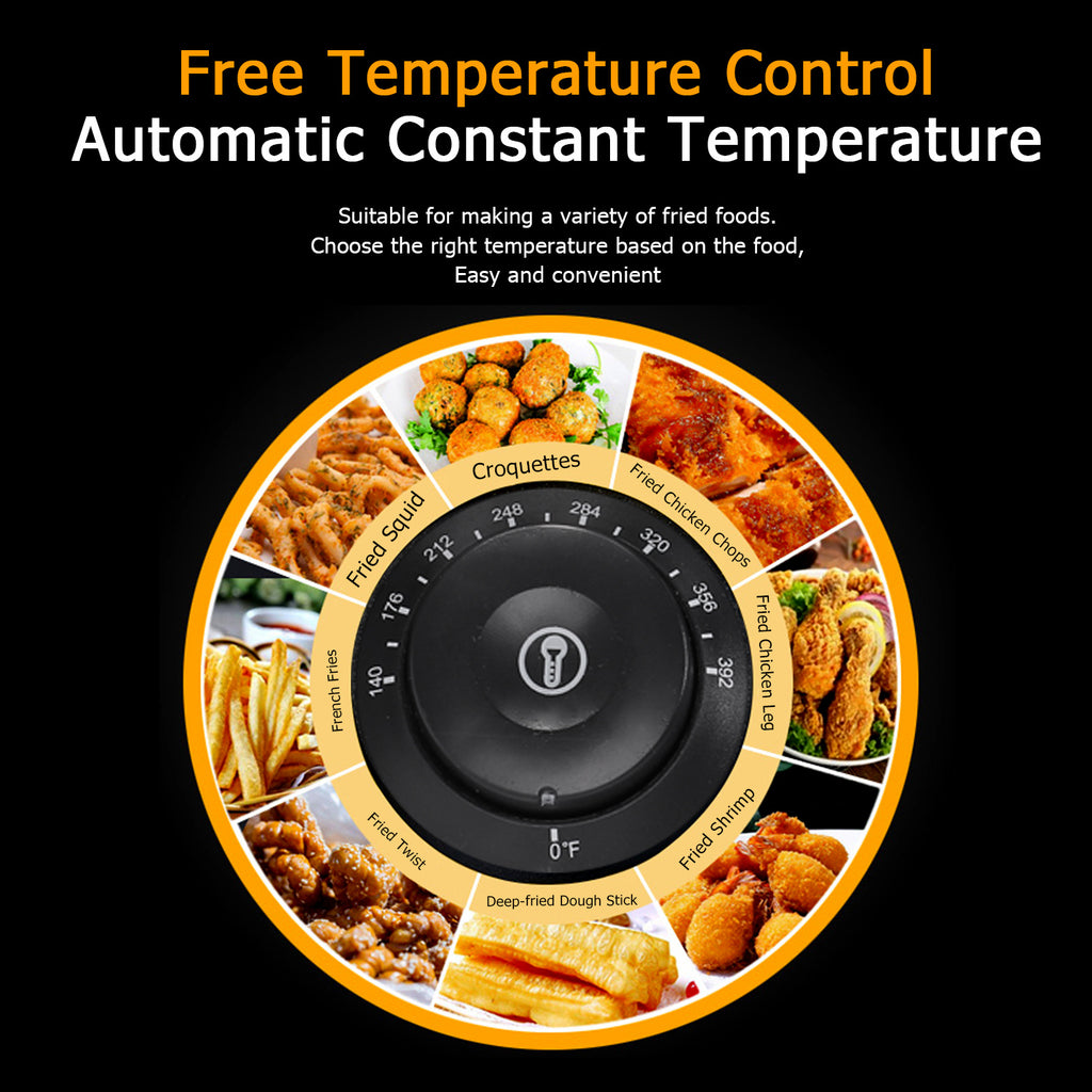 Electric Fryer Silver Stainless Steel Single Cylinder.