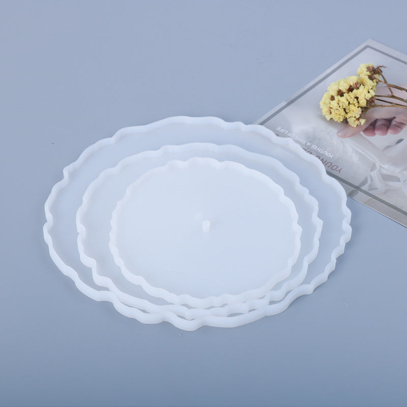 Three-layer Flower-shaped Tray, Fruit Tray, Tea Tray, Set Table, Fruit Silicone Abrasives
