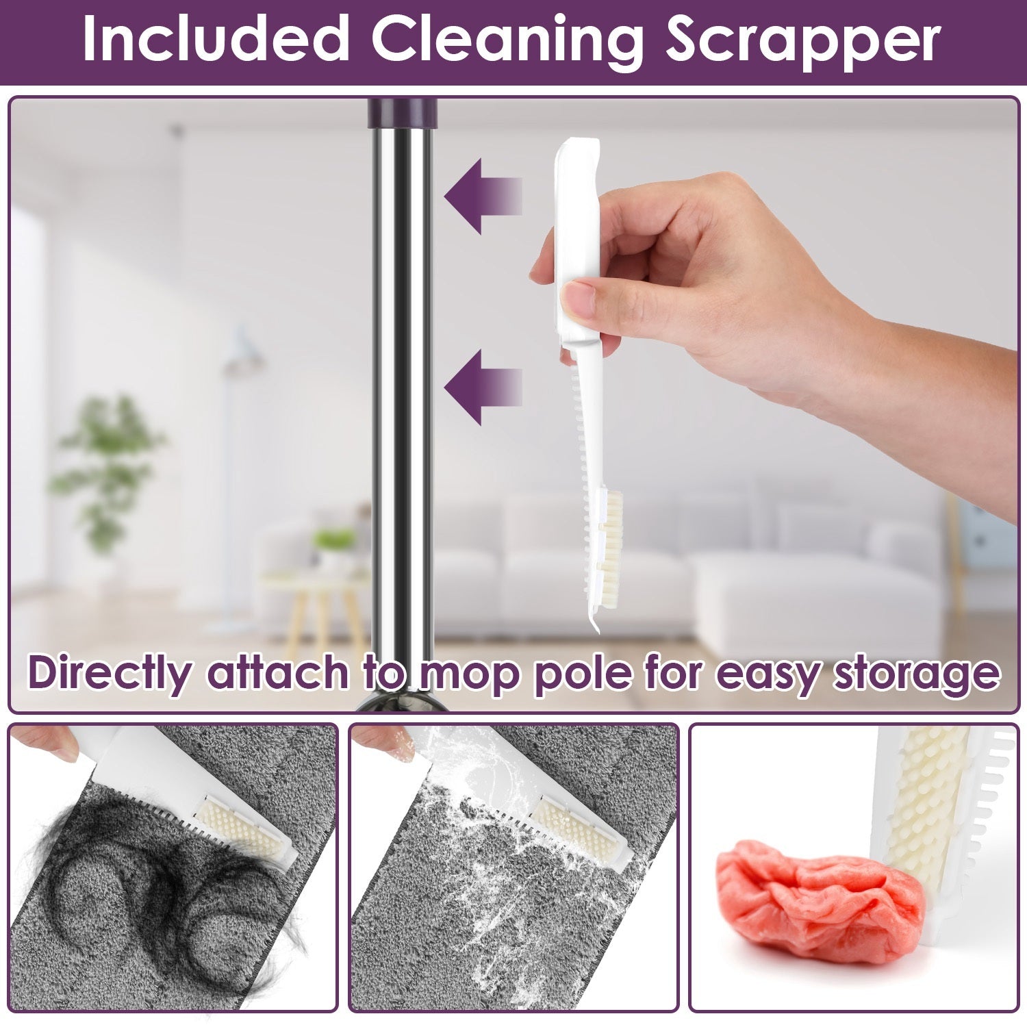 1Set Spray Mop With 3 Machine Washable Microfiber Pads 12OZ Refillable Water Bottle Wet Dry Use Microfiber Mop For Hardwood Ceramic Tiles Laminate Floor Cleaning Commercial Home Use
