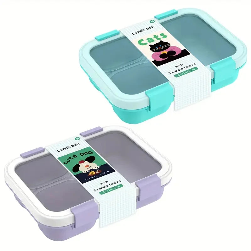 Bento Box Leakproof Lunch Food Storage with Stackable Design Carry Handles Office School for Kitchen Restaurant Use Lunch Box