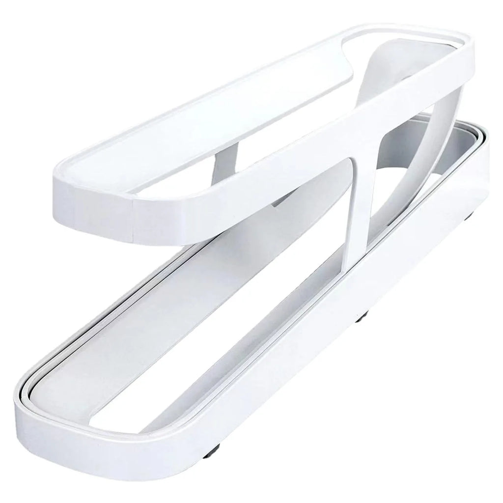 Double Layer Rolling Egg Dispenser Refrigerator Egg Storage Box Automatic Scrolling Egg Holder Household Large Capacity Kitchen