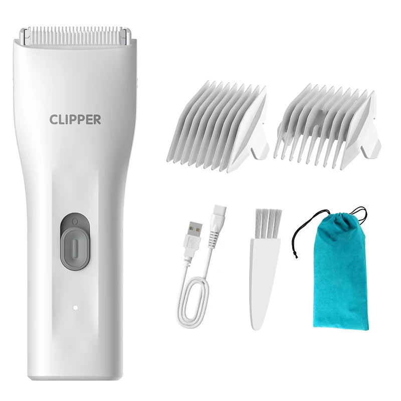 2023Men's Electric Groin Hair Trimmer Pubic Hair Trimmer Body Grooming Clipper for Men Bikini Epilator Rechargeable Shaver Razor